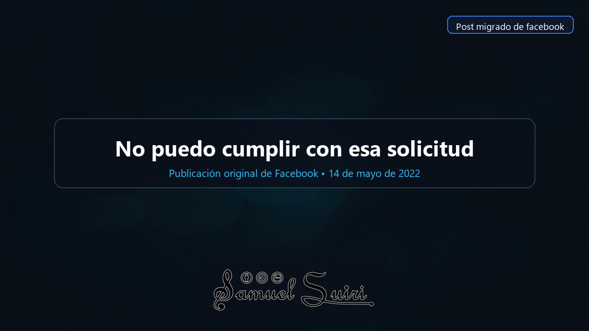 No puedo cumplir con esa solicitud