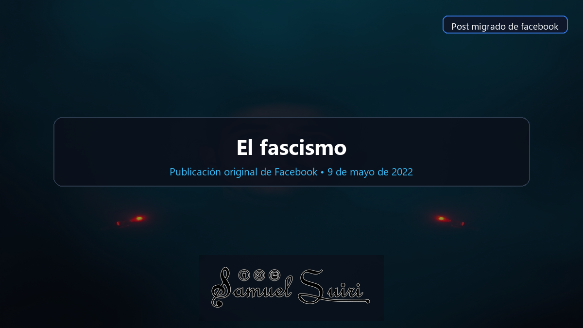 El fascismo